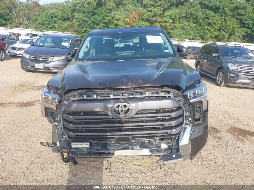 2022 Toyota Tundra Limited VIN: 5TFJA5AB4NX001455 Lot: 39976793