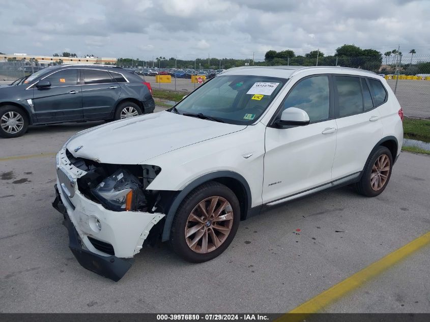 2017 BMW X3 XDRIVE28I - 5UXWX9C55H0T04730