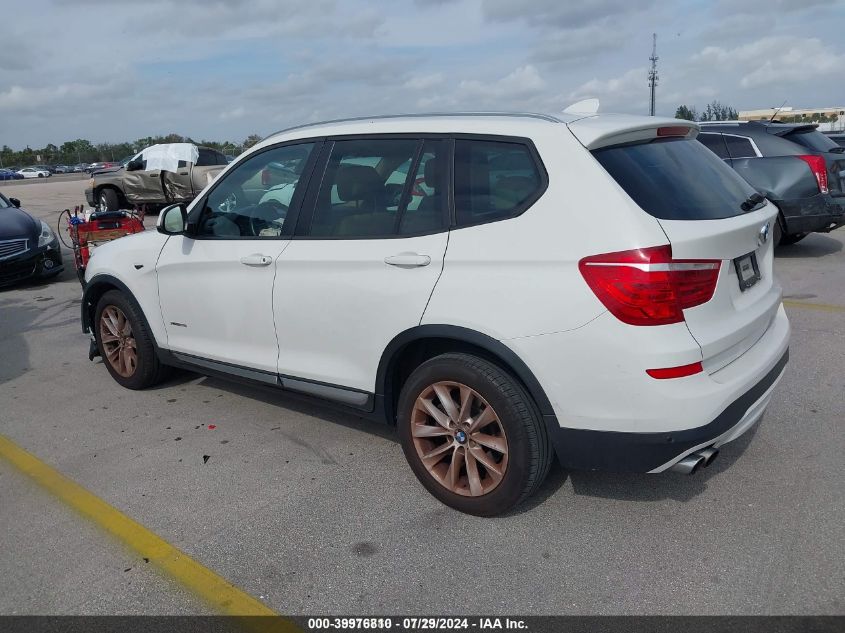 2017 BMW X3 XDRIVE28I - 5UXWX9C55H0T04730