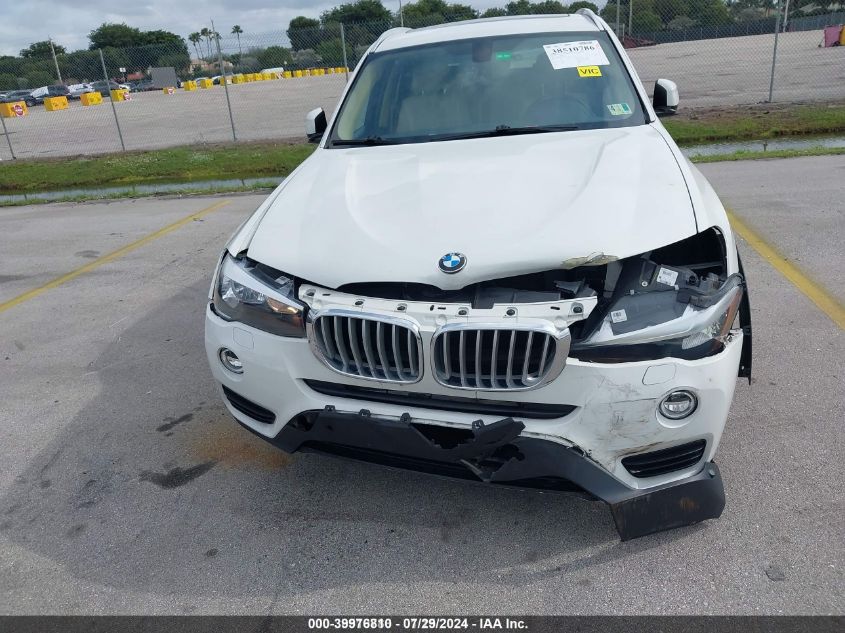 2017 BMW X3 XDRIVE28I - 5UXWX9C55H0T04730