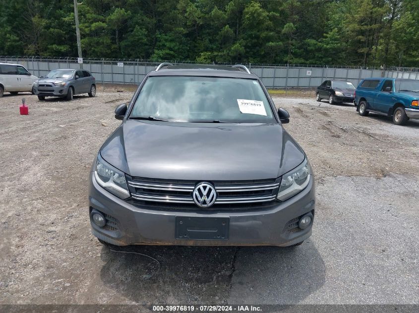 2012 Volkswagen Tiguan Se VIN: WVGAV7AX6CW000317 Lot: 39976819