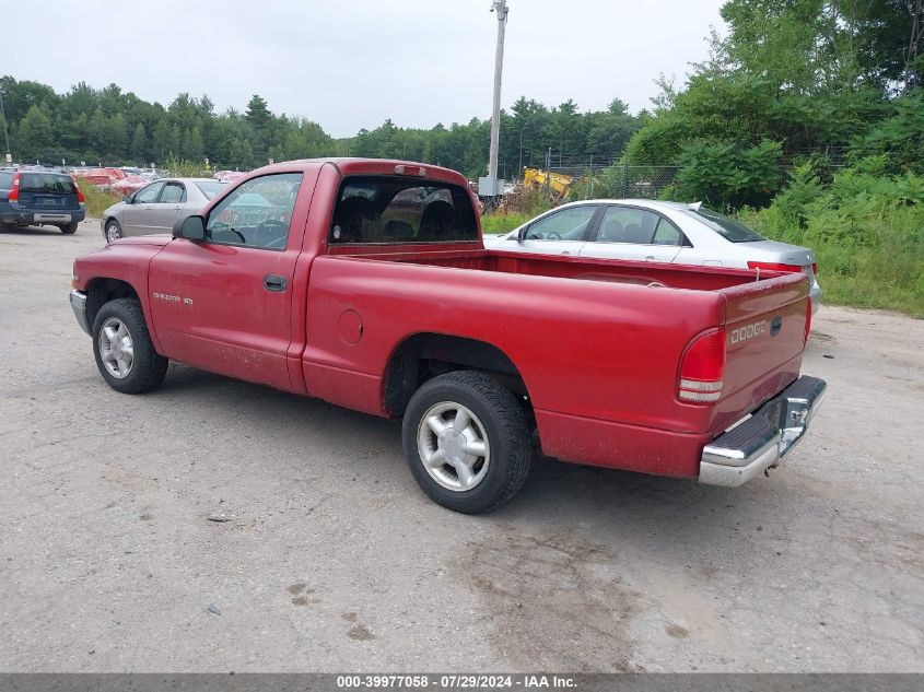 1B7FL26X2WS666274 | 1998 DODGE DAKOTA