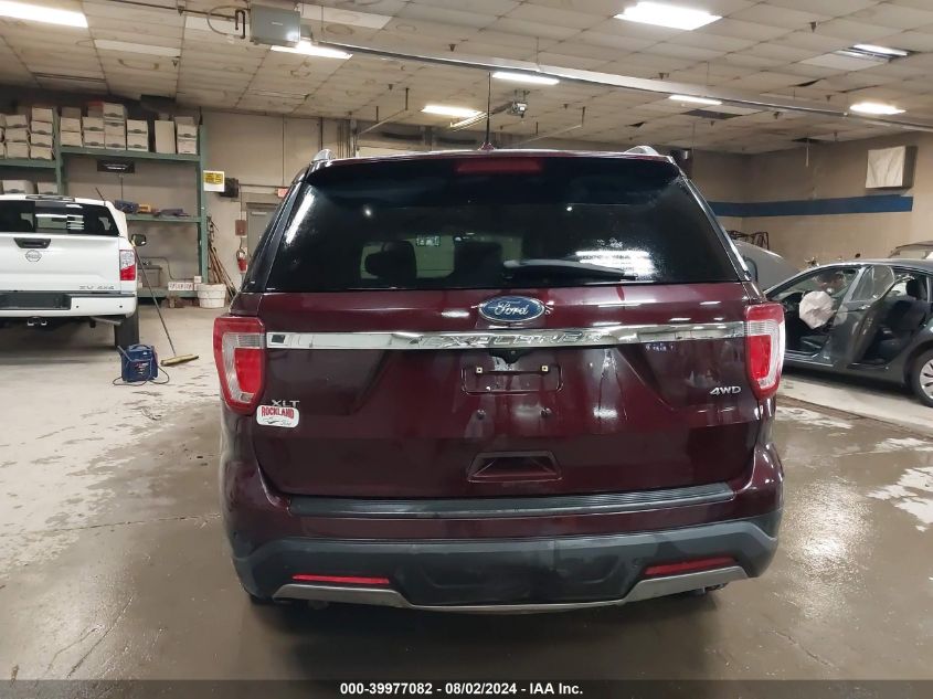 2019 Ford Explorer Xlt VIN: 1FM5K8D81KGA66755 Lot: 39977082