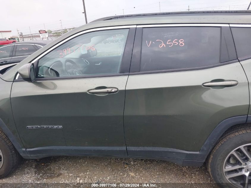 2018 Jeep Compass Latitude VIN: 3C4NJDBB8JT252558 Lot: 39977106