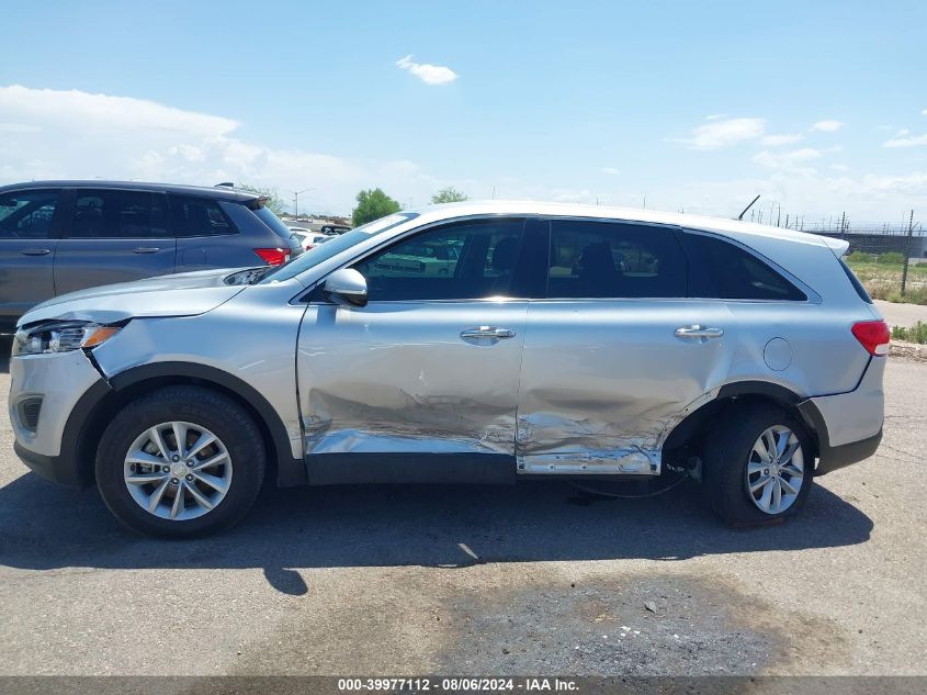 2017 Kia Sorento 2.4L L VIN: 5XYPG4A3XHG259000 Lot: 39977112