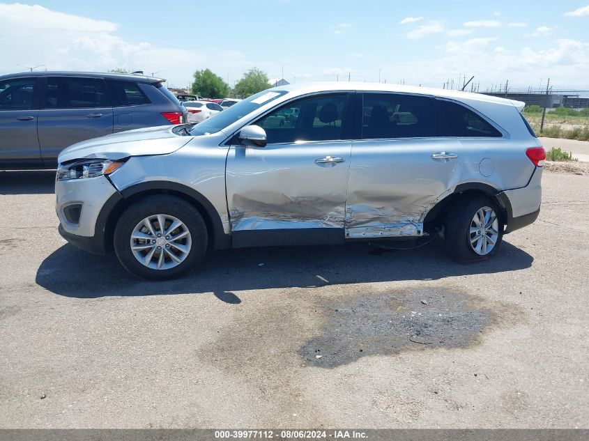 2017 Kia Sorento 2.4L L VIN: 5XYPG4A3XHG259000 Lot: 39977112