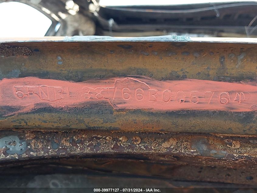 2006 Honda Odyssey Ex-L VIN: 5FNRL38766B005764 Lot: 39977127