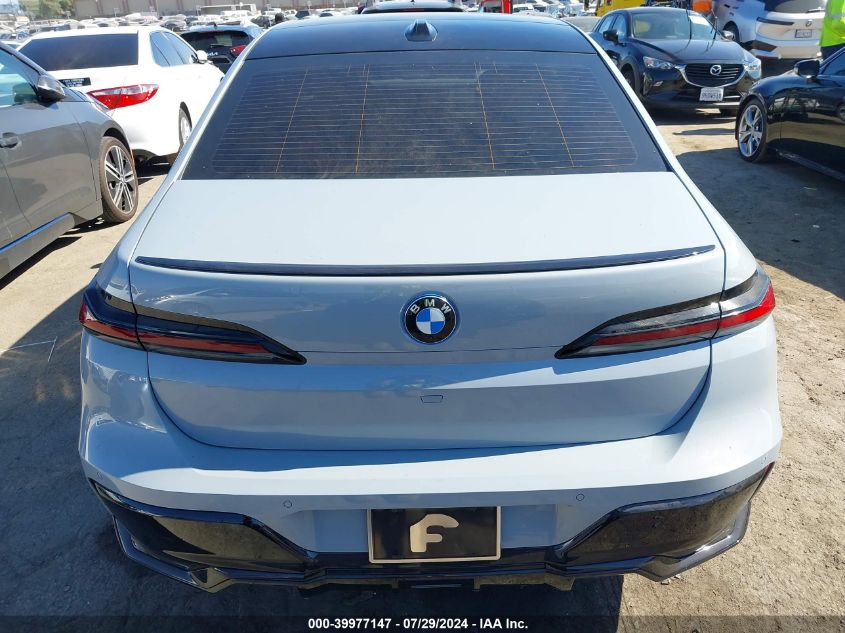 2024 BMW I7 Edrive50 VIN: WBY43EJ0XRCP15236 Lot: 39977147