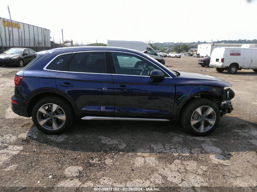 2023 Audi Q5 Premium Plus 40 Tfsi Quattro S Tronic VIN: WA1BBAFY8P2147777 Lot: 39977163