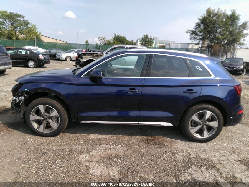 2023 Audi Q5 Premium Plus 40 Tfsi Quattro S Tronic VIN: WA1BBAFY8P2147777 Lot: 39977163