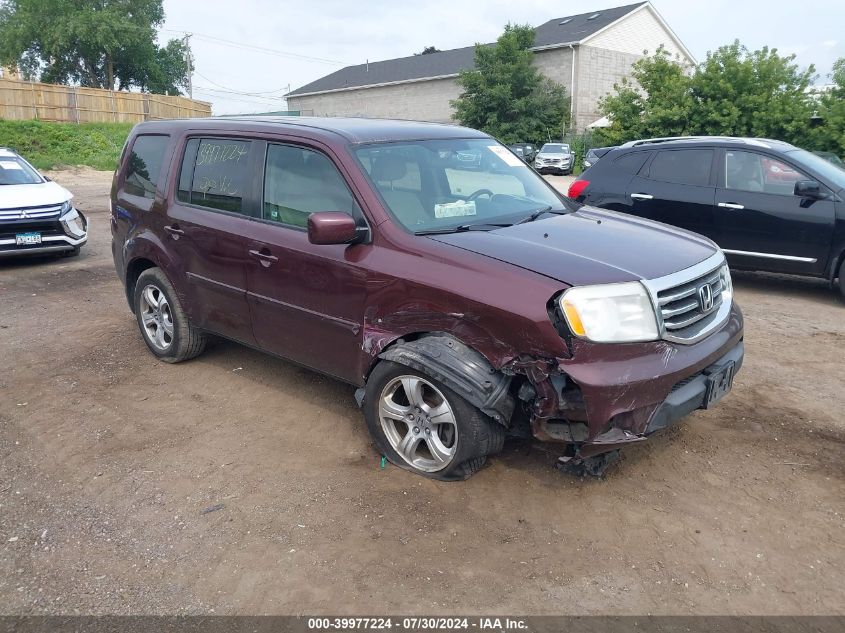 2014 Honda Pilot Ex VIN: 5FNYF4H4XED029714 Lot: 39977224