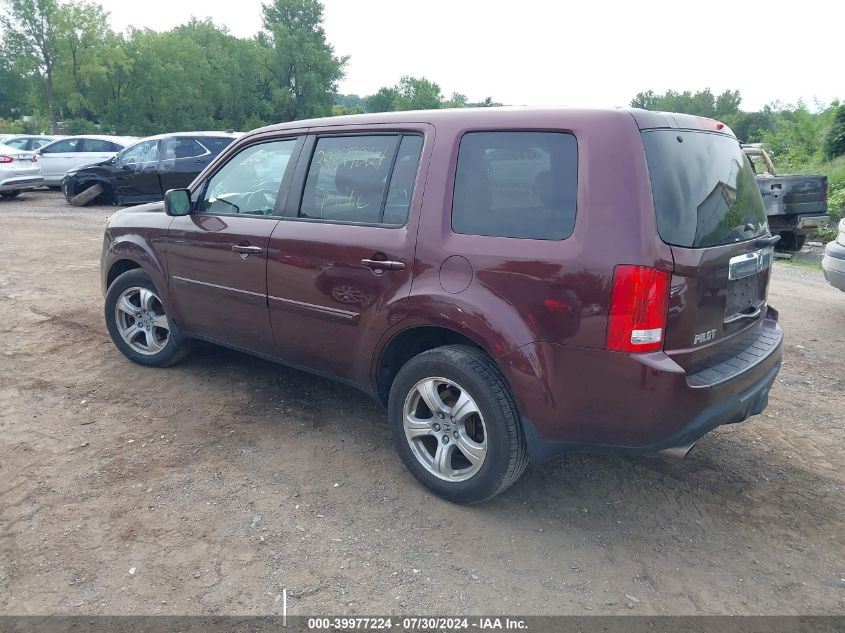 2014 Honda Pilot Ex VIN: 5FNYF4H4XED029714 Lot: 39977224