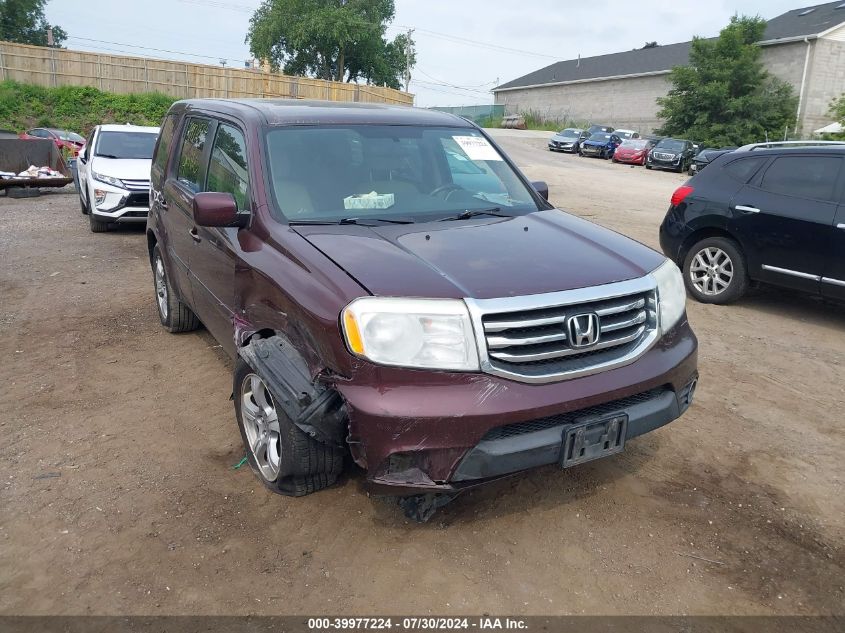 2014 Honda Pilot Ex VIN: 5FNYF4H4XED029714 Lot: 39977224