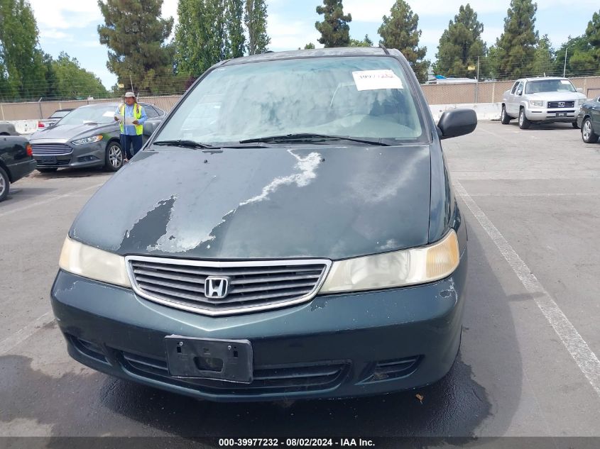 2000 Honda Odyssey Lx VIN: 2HKRL1853YH521801 Lot: 39977232