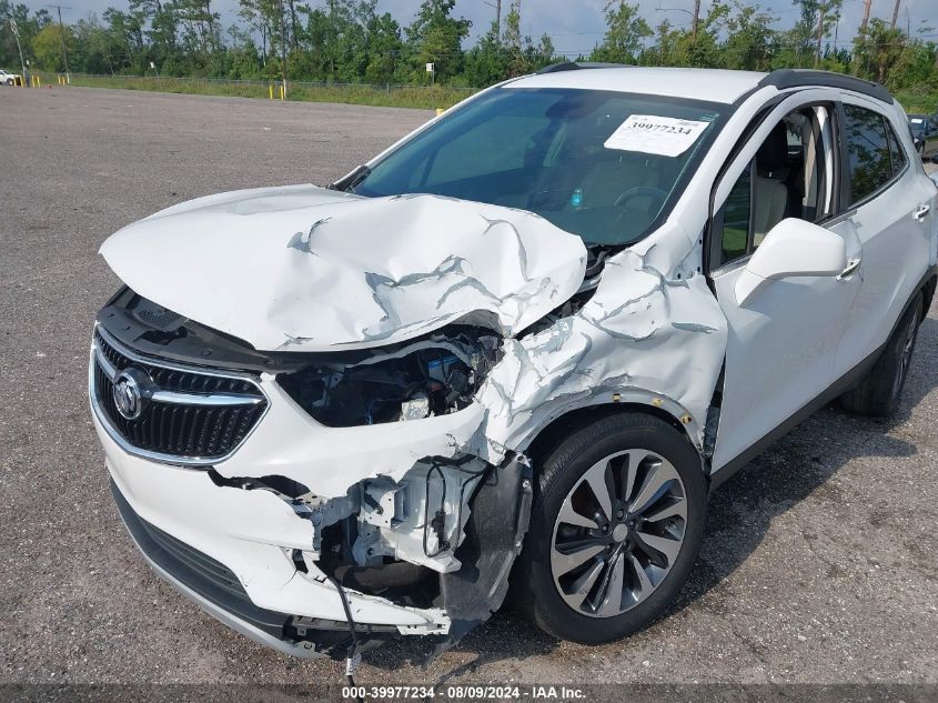 2021 Buick Encore Preferred VIN: KL4CJESB0MB341554 Lot: 39977234