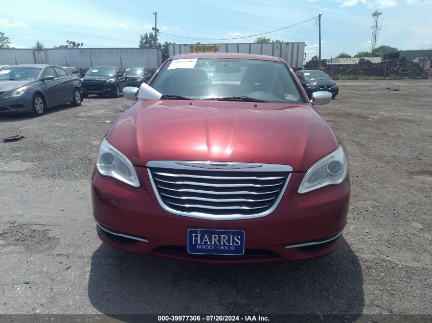 2012 Chrysler 200 Limited VIN: 1C3CCBCG2CN108818 Lot: 39977306