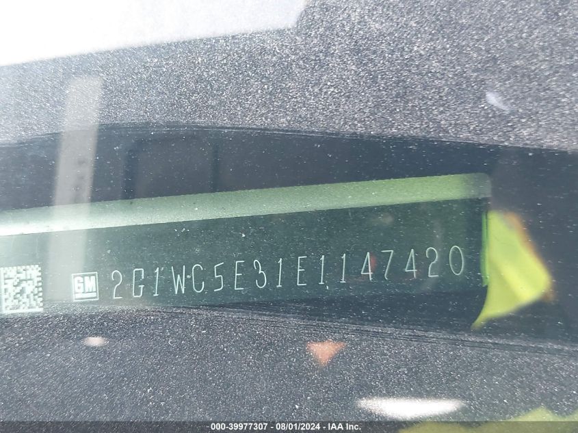2014 Chevrolet Impala Limited Ltz VIN: 2G1WC5E31E1147420 Lot: 39977307