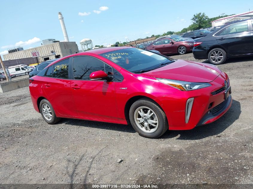 JTDL9RFU6L3020922 | 2020 TOYOTA PRIUS