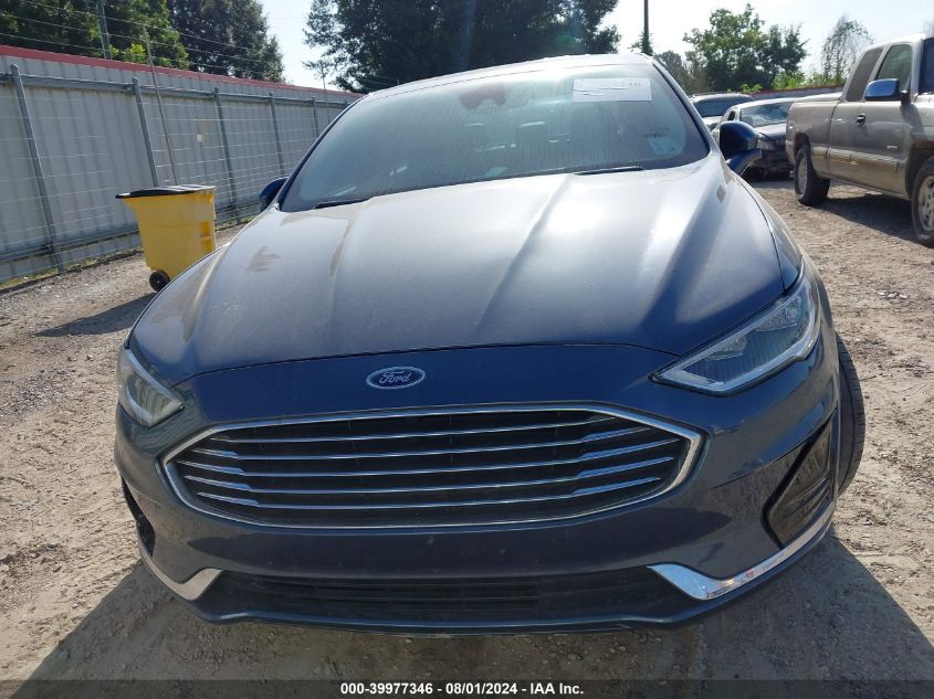 2019 Ford Fusion Sel VIN: 3FA6P0CD7KR140429 Lot: 39977346