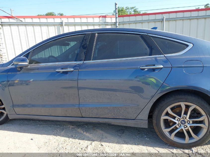 2019 Ford Fusion Sel VIN: 3FA6P0CD7KR140429 Lot: 39977346