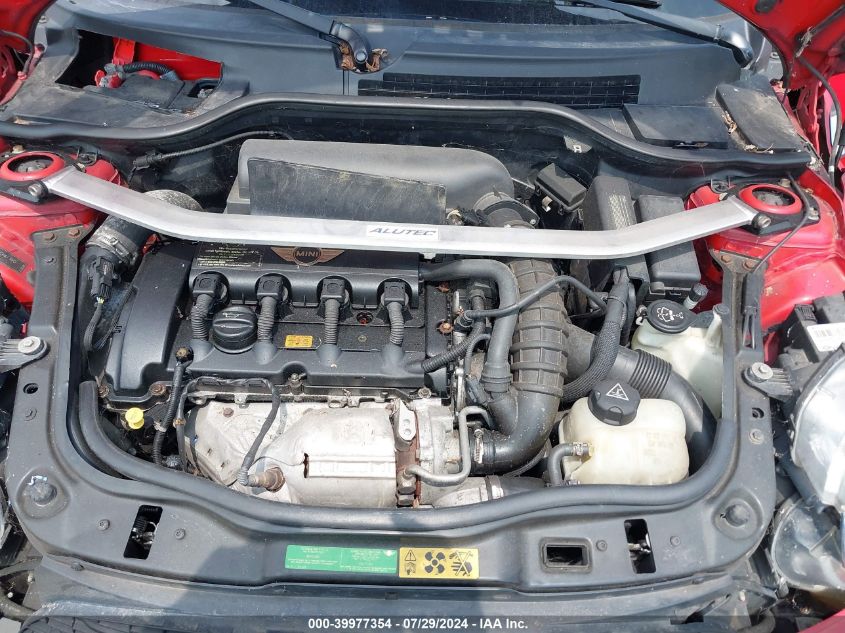 2010 Mini Cooper S VIN: WMWMF7C59ATZ34641 Lot: 39977354