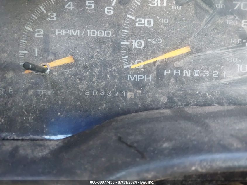 1997 Chevrolet Suburban 1500 K1500 VIN: 3GNFK16R4VG114285 Lot: 39977433