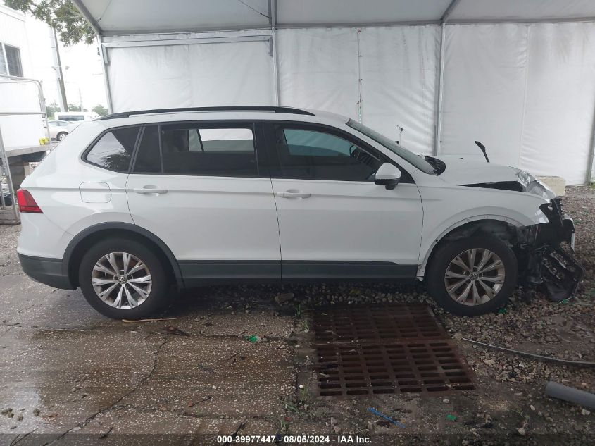 2018 Volkswagen Tiguan S VIN: 3VV1B7AX1JM012905 Lot: 39977447