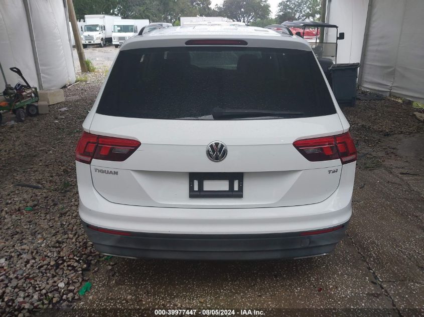 2018 Volkswagen Tiguan S VIN: 3VV1B7AX1JM012905 Lot: 39977447