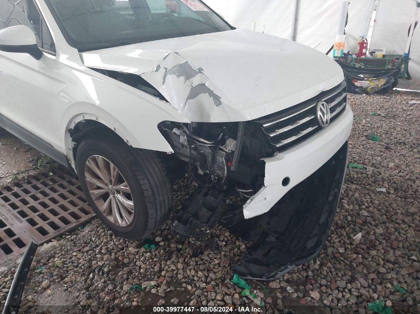 2018 Volkswagen Tiguan S VIN: 3VV1B7AX1JM012905 Lot: 39977447