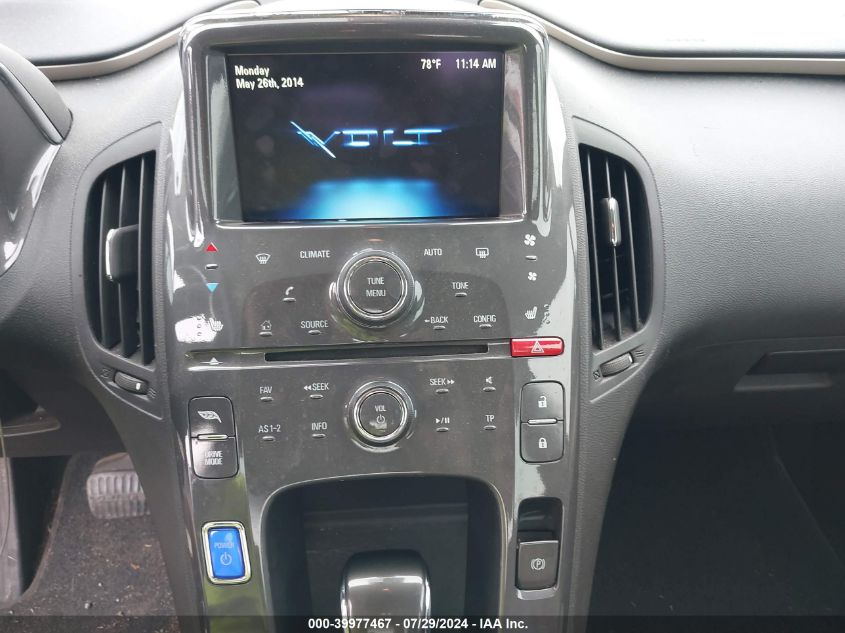 2012 Chevrolet Volt VIN: 1G1RB6E49CU125617 Lot: 39977467