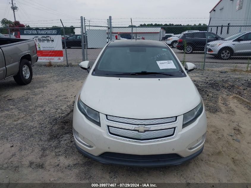 2012 Chevrolet Volt VIN: 1G1RB6E49CU125617 Lot: 39977467