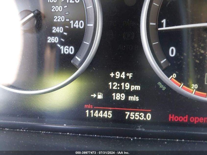 2011 BMW 528I VIN: WBAFR1C59BC750198 Lot: 39977473