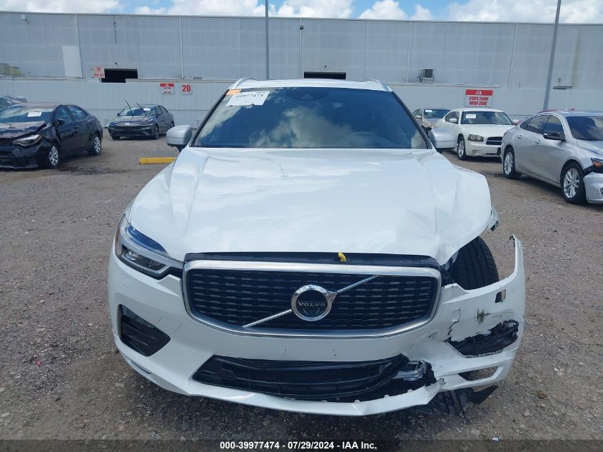 2019 Volvo Xc60 T5 R-Design VIN: LYV102DM6KB219192 Lot: 39977474