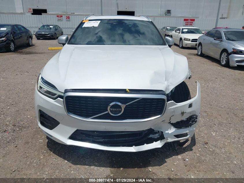 2019 Volvo Xc60 T5 R-Design VIN: LYV102DM6KB219192 Lot: 39977474