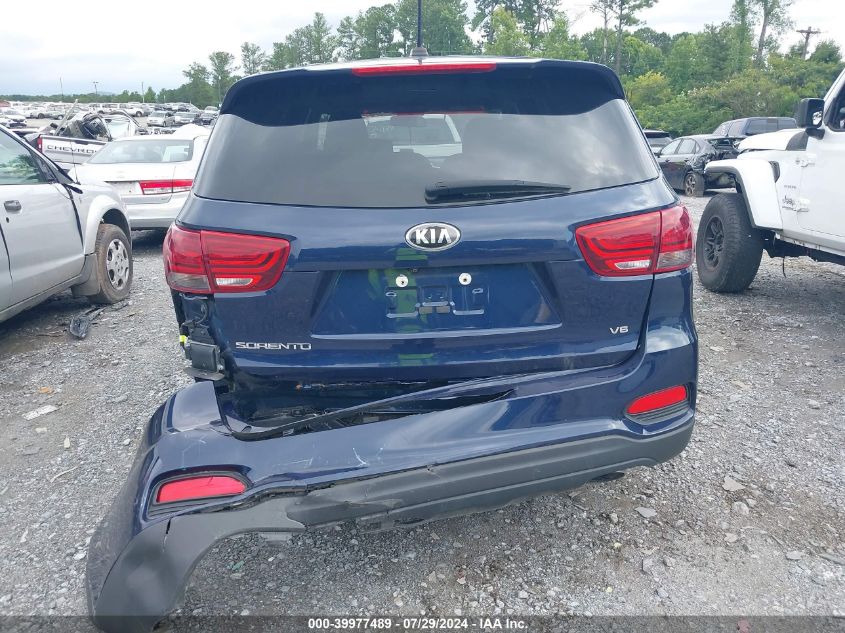 2019 Kia Sorento 3.3L Lx VIN: 5XYPG4A58KG552144 Lot: 39977489