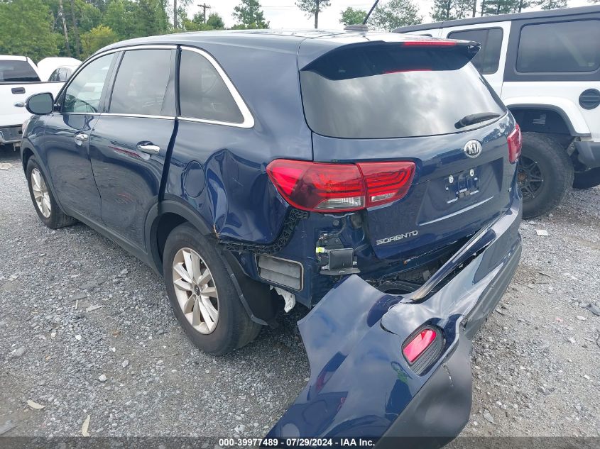 2019 KIA SORENTO 3.3L LX - 5XYPG4A58KG552144