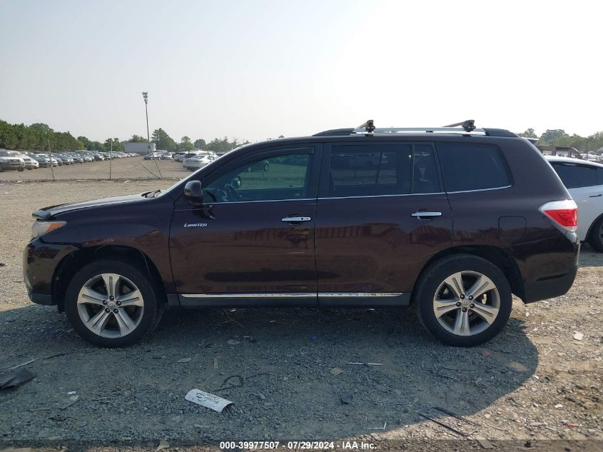 2012 Toyota Highlander Limited VIN: 5TDYK3EH1CS068449 Lot: 39977507