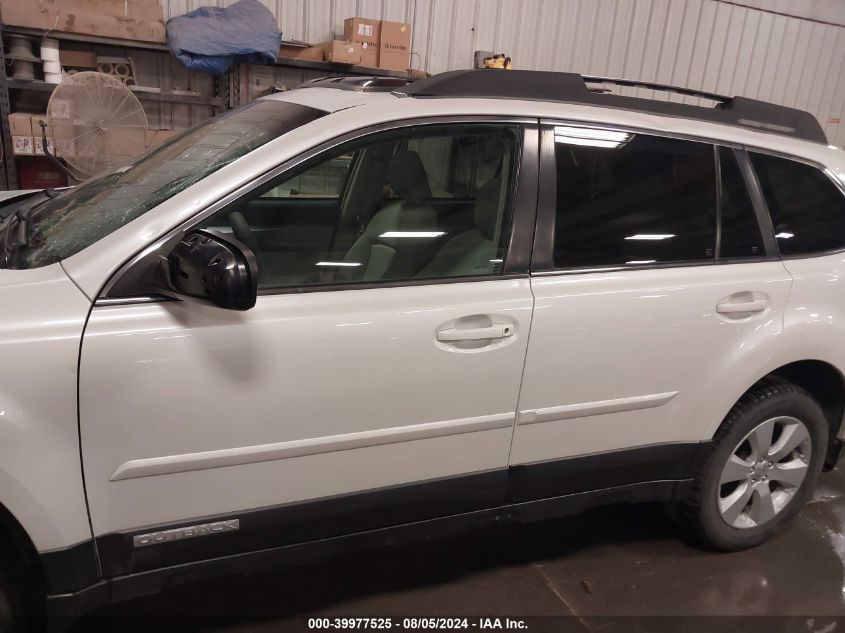 2011 Subaru Outback 2.5I Premium VIN: 4S4BRCGC0B3394662 Lot: 39977525