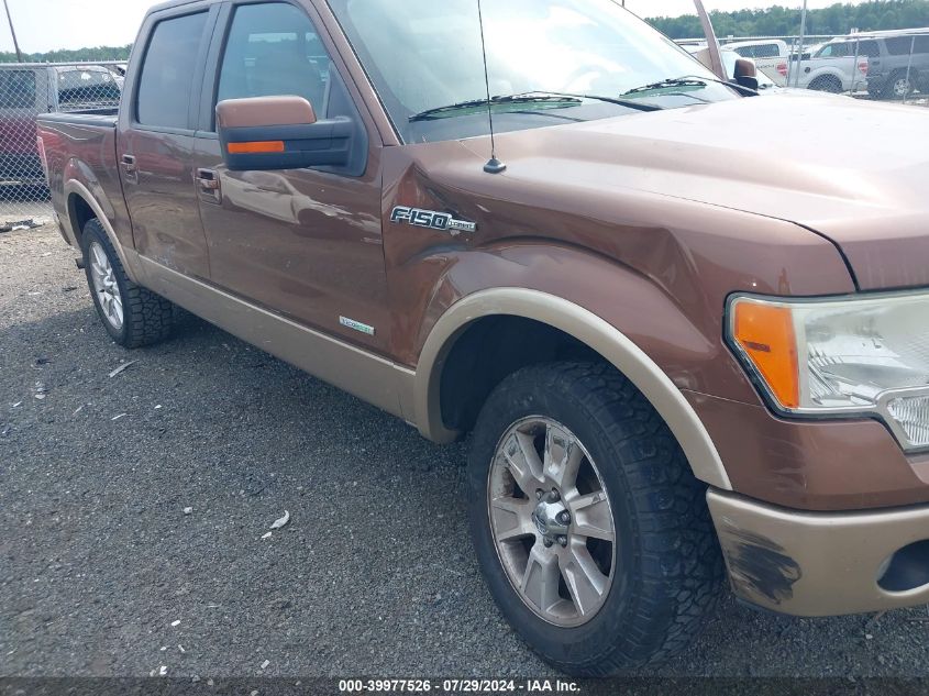 2011 Ford F-150 Lariat VIN: 1FTFW1CTXBKD37741 Lot: 39977526