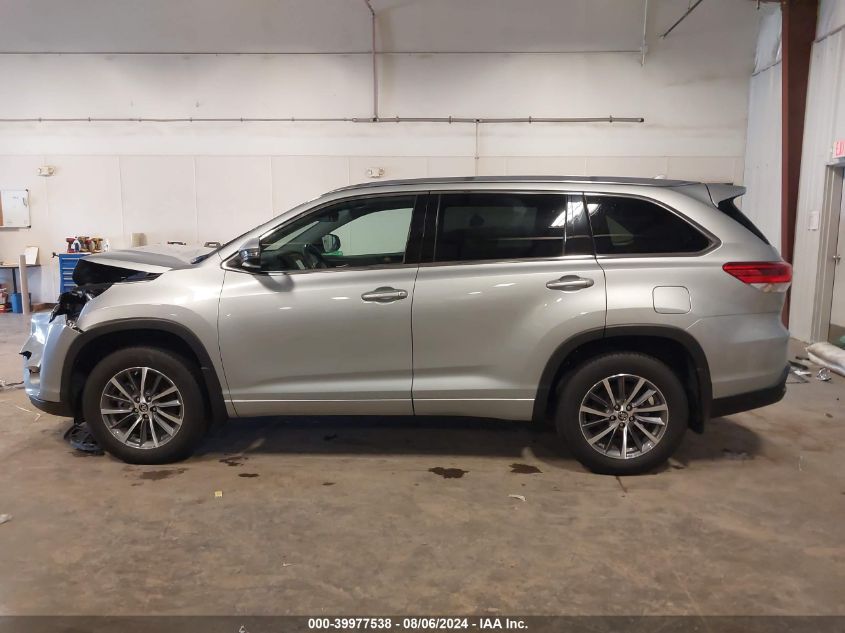 2018 Toyota Highlander Xle VIN: 5TDJZRFH8JS561864 Lot: 39977538