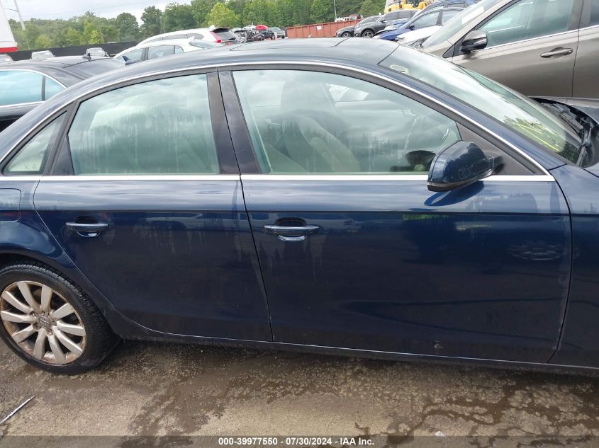 2010 Audi A4 2.0T Premium VIN: WAUFFAFL2AN059410 Lot: 39977550