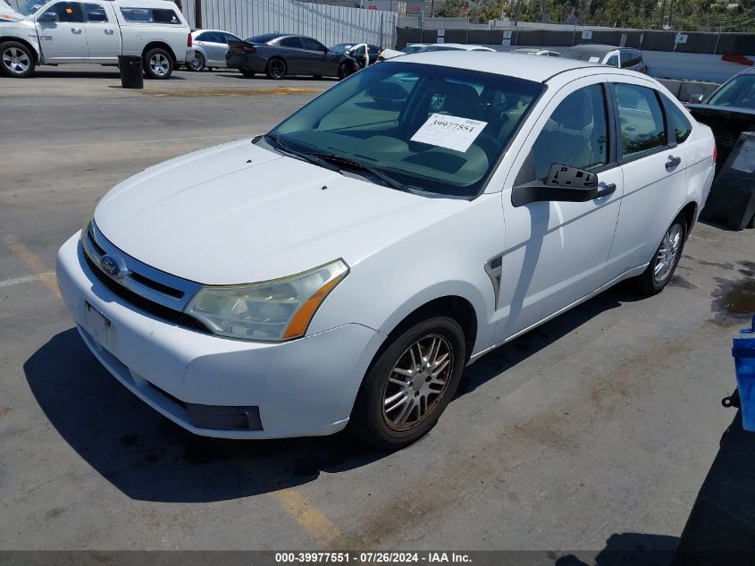 2008 Ford Focus Se/Ses VIN: 1FAHP35N08W118388 Lot: 39977551