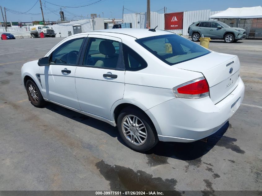 2008 Ford Focus Se/Ses VIN: 1FAHP35N08W118388 Lot: 39977551