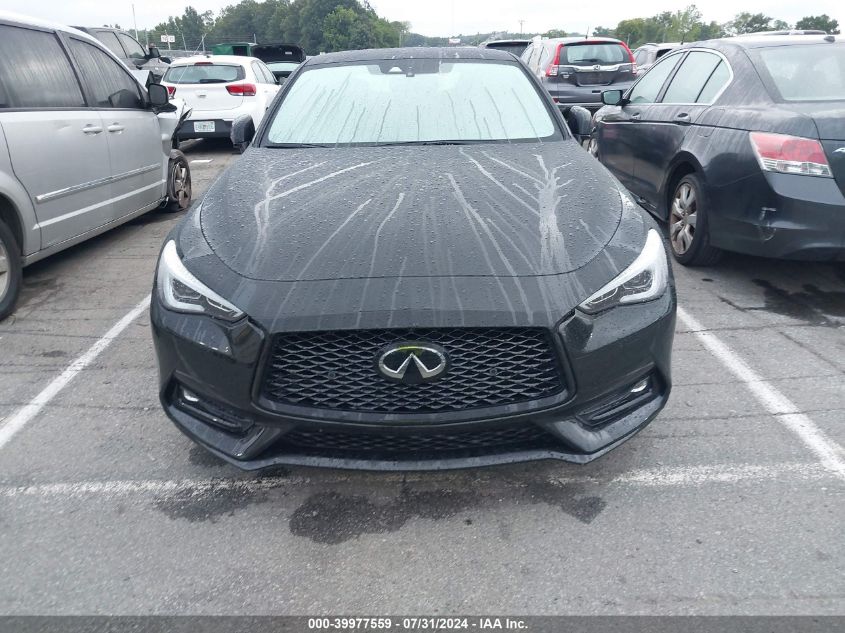 2022 Infiniti Q60 Red Sport 400 VIN: JN1FV7LK0NM660527 Lot: 39977559