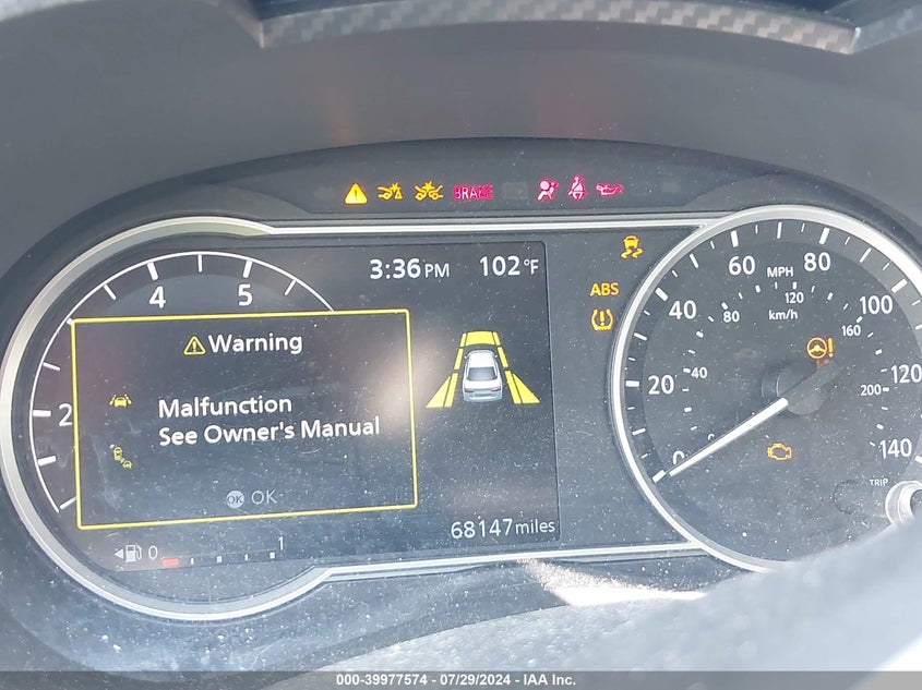 2021 Nissan Versa Sv Xtronic Cvt VIN: 3N1CN8EVXML882467 Lot: 39977574