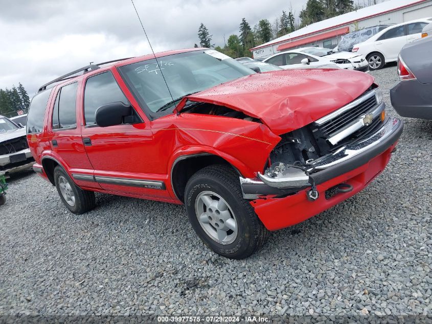 1GNDT13WXX2169544 1999 Chevrolet Blazer Ls