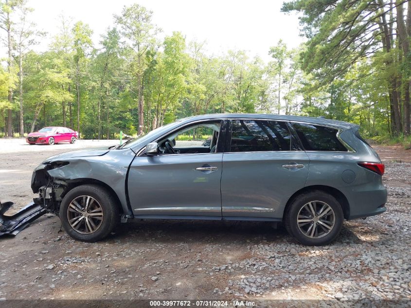 2019 Infiniti Qx60 Pure VIN: 5N1DL0MM6KC565873 Lot: 39977672