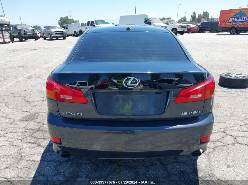 2008 Lexus Is 250 250 VIN: JTHBK262585062952 Lot: 39977676