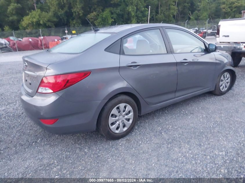 2016 Hyundai Accent Se VIN: KMHCT4AE9GU962138 Lot: 39977685