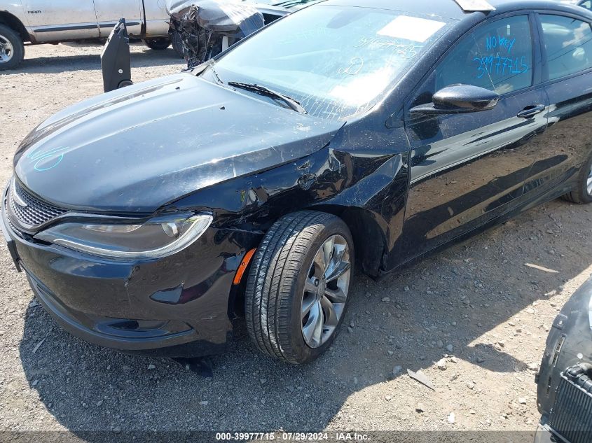 2015 Chrysler 200 S VIN: 1C3CCCDG6FN615679 Lot: 39977715